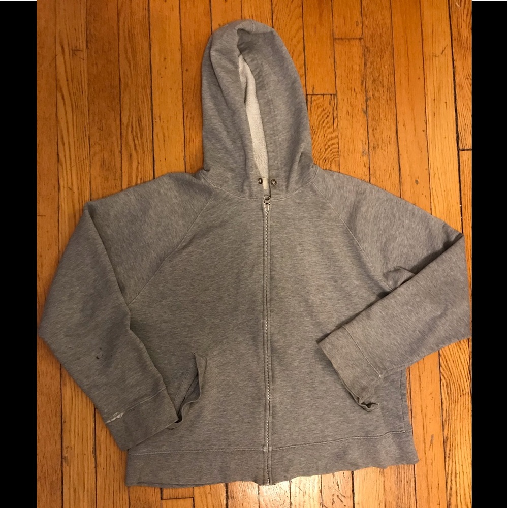 J.Crew Grey Hoodie Sweatshirt